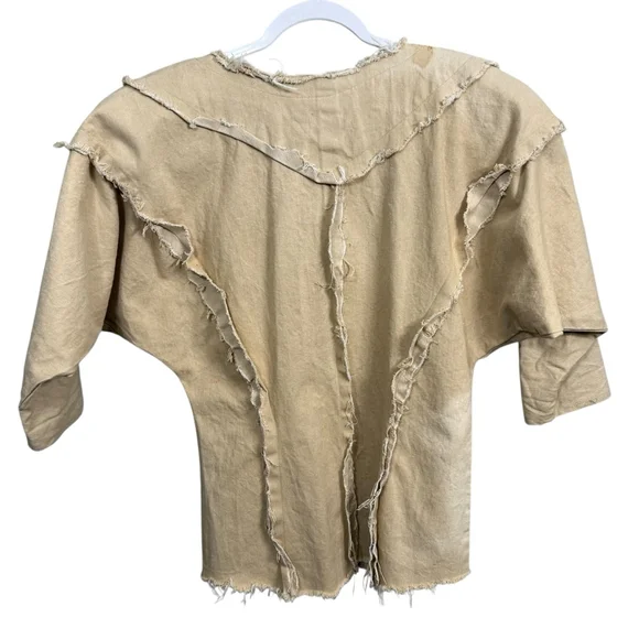 Vintage Liz E Parker Co Parker Western Fringe Top Medium Made in USA - Picture 2 of 12